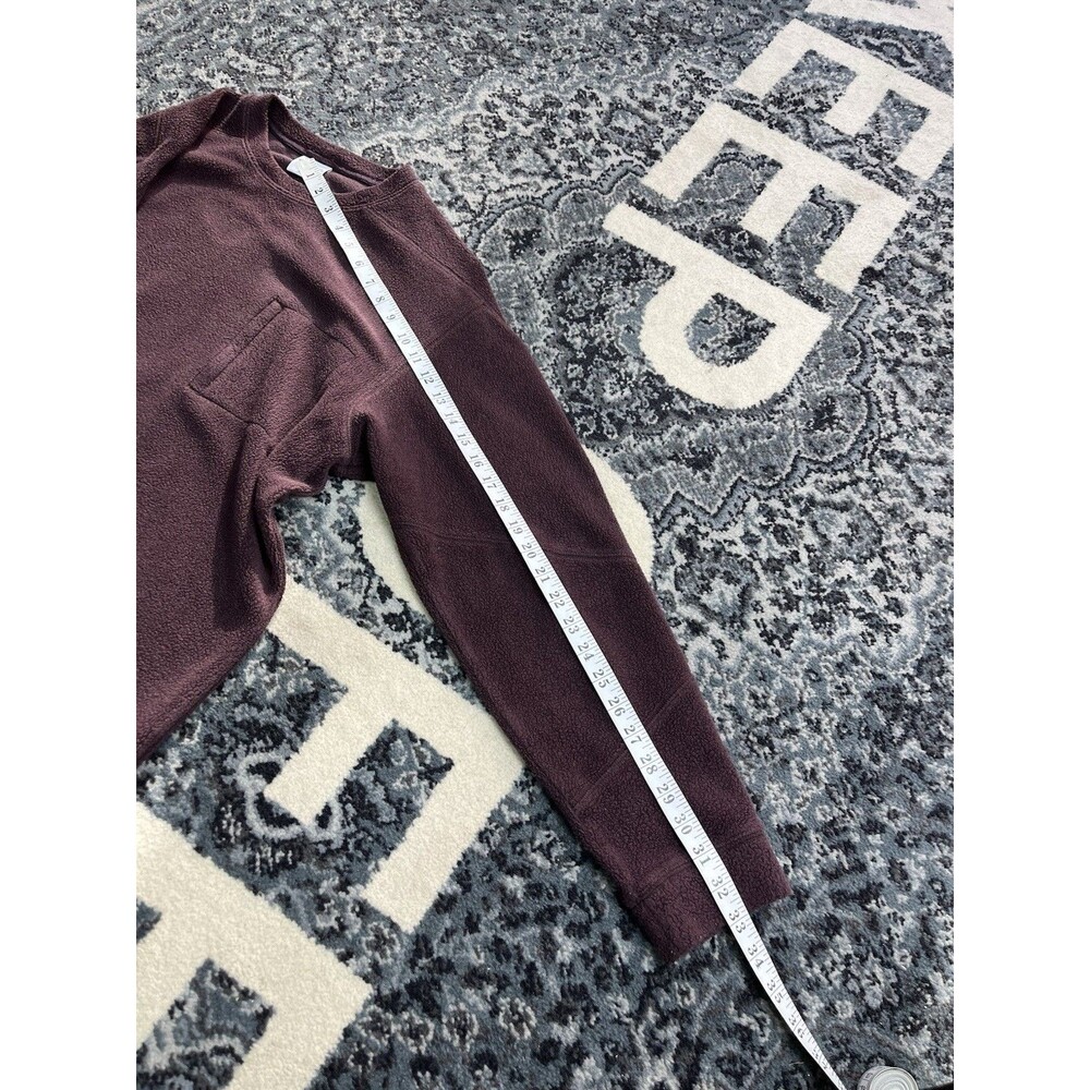 Vintage Mens Y2K Columbia Fleece Crewneck Sweatshirt Size Medium Maroon - Picture 7 of 9